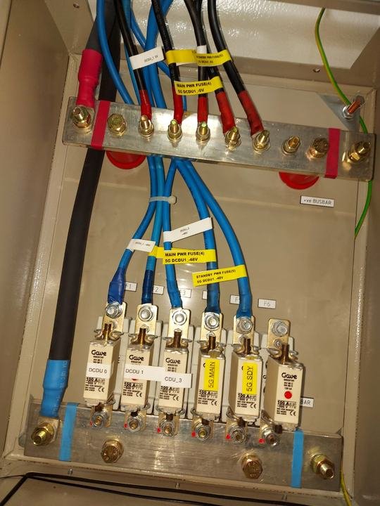 DC fuse box with 5G main and standby fuses