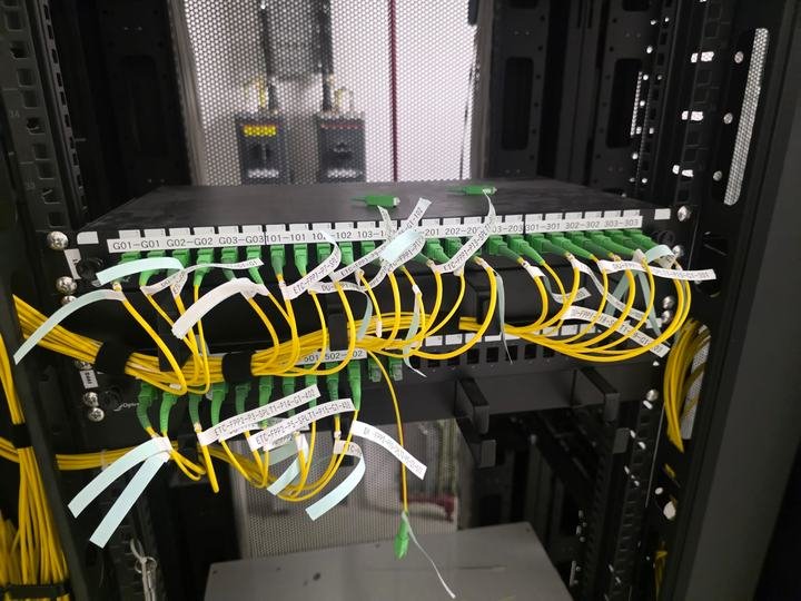 Patching on a rack-mount ODF