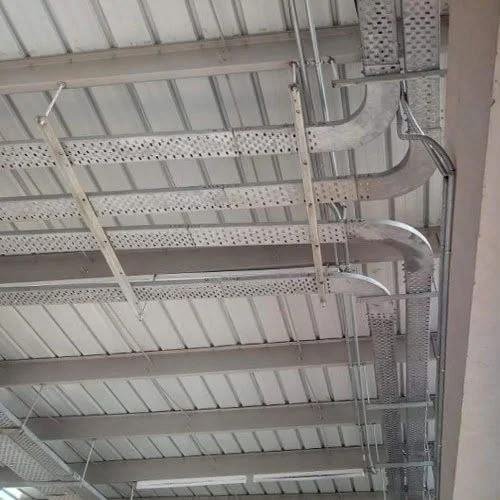 Ceiling cable tray routes